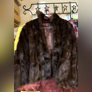 Brown Mink Fur Coat